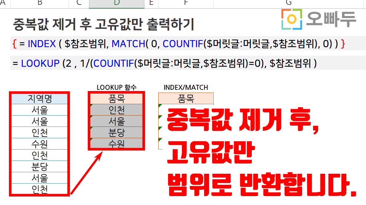 엑셀 중복값 찾기 쉽게 정리: 초보자용 단계별 설명 관련 이미지 2